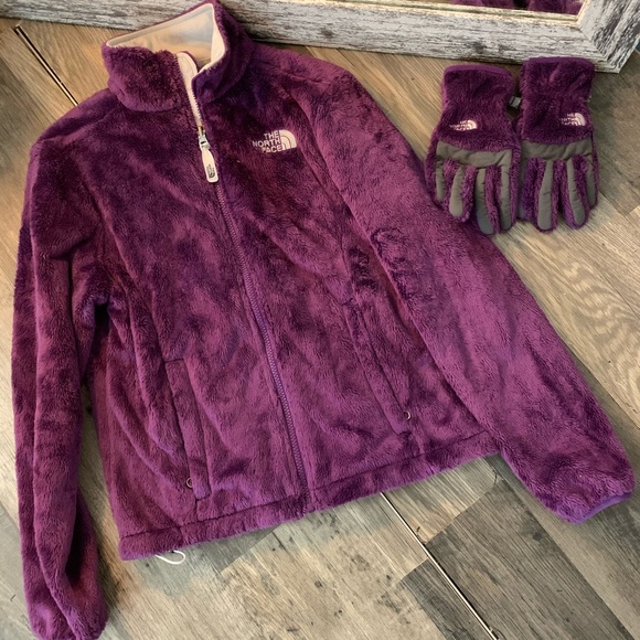 The North Face Jackets & Blazers - ❄️Fuzzy North Face Jacket with Mittens